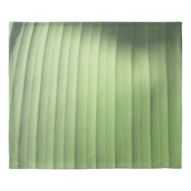 Banana Leaf Closeup Duvet Cover (Front)