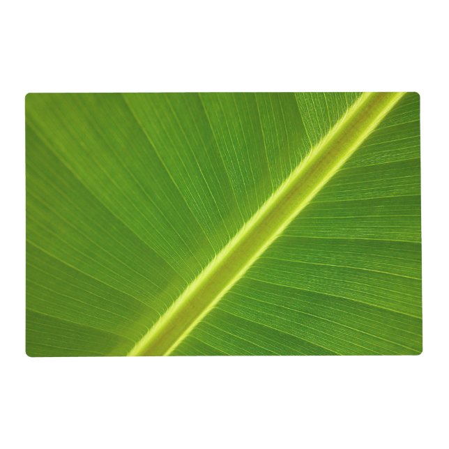 Banana Leaf Macro Placemat (Front)