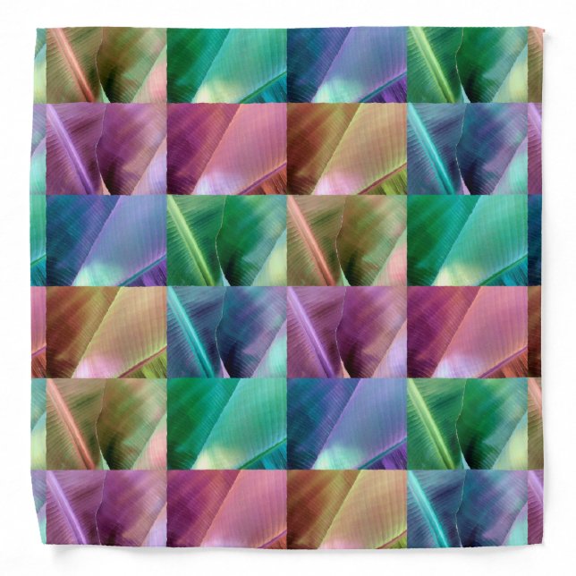 Banana Leaf Quilt Bandana (Front)