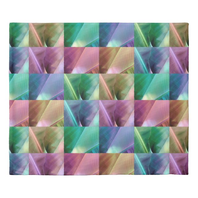 Banana Leaf Quilt Duvet Cover (Front)