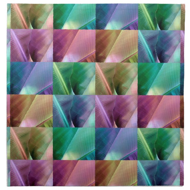 Banana Leaf Quilt Napkin (Front)