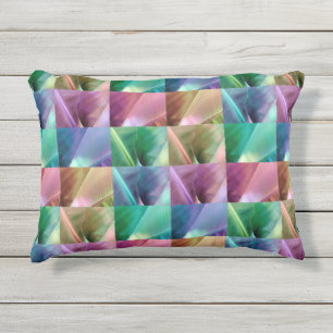Banana Leaf Quilt Outdoor Pillow