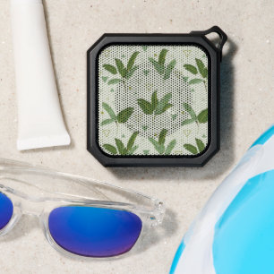 Banana Leaf With Triangles Bluetooth Speaker