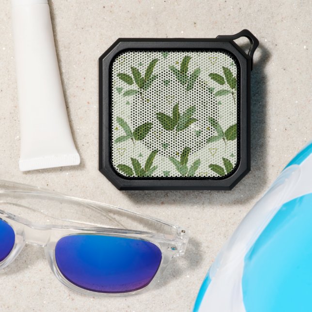 Banana Leaf With Triangles Bluetooth Speaker (Insitu(Beach))