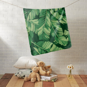 Banana Leaves 2 Baby Blanket