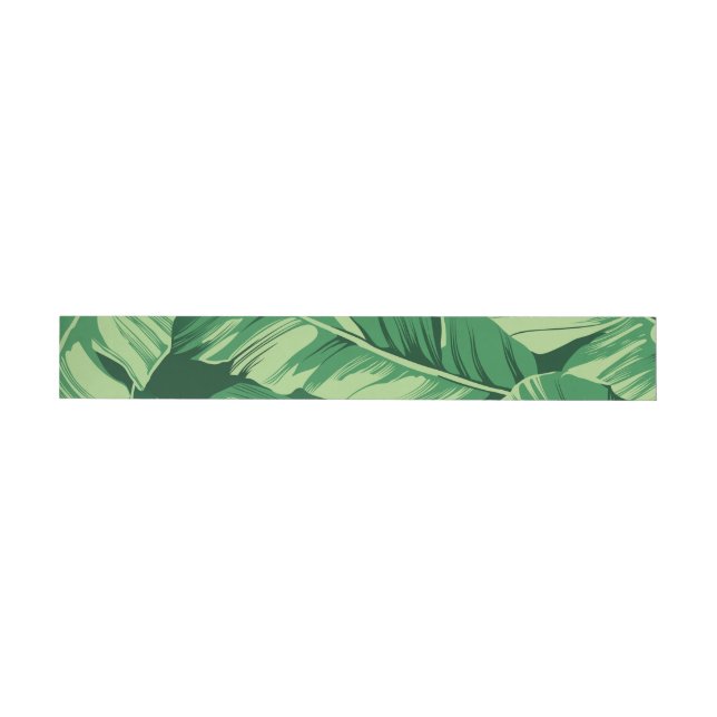 Banana Leaves 2 Wrap Around Label (Individual)