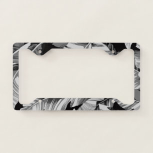 Banana Leaves 3 License Plate Frame