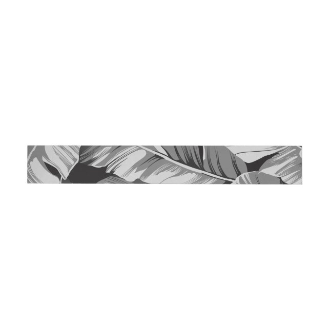 Banana Leaves 3 Wrap Around Label (Individual)