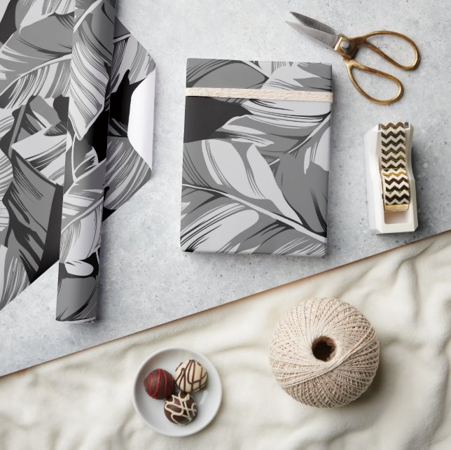 Banana Leaves 3 Wrapping Paper (Crafts)