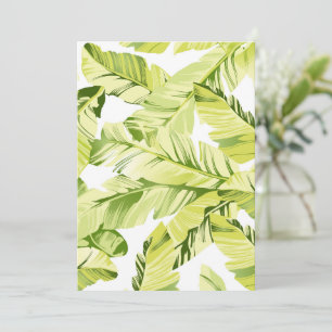 Banana Leaves 4 Thank You Card