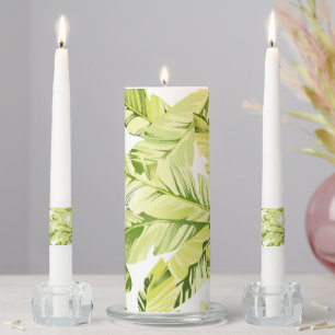 Banana Leaves 4 Unity Candle Set