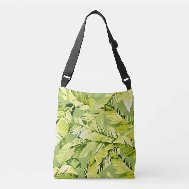 Banana Leaves 5 Crossbody Bag (Front)