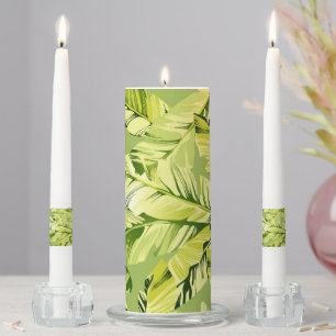 Banana Leaves 5 Unity Candle Set