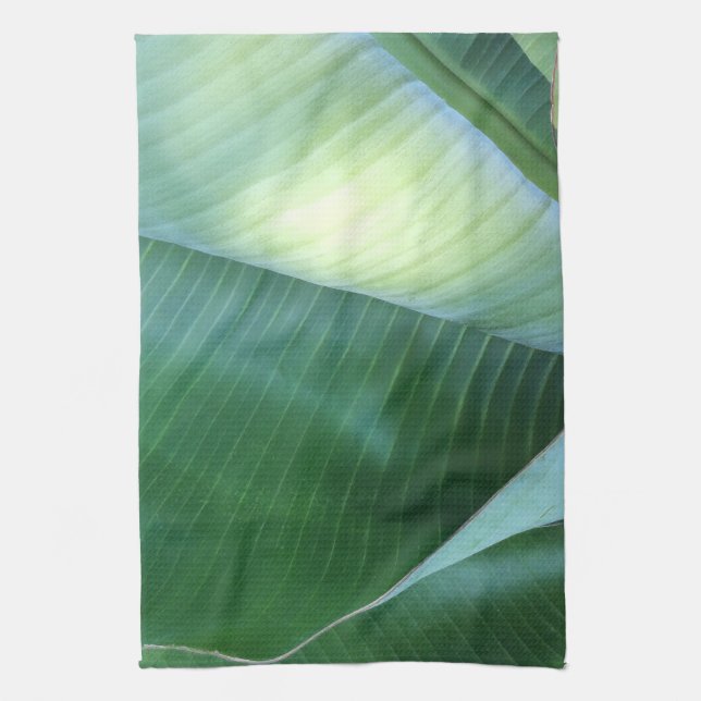 Banana Leaves Abstract 37 Towel (Vertical)
