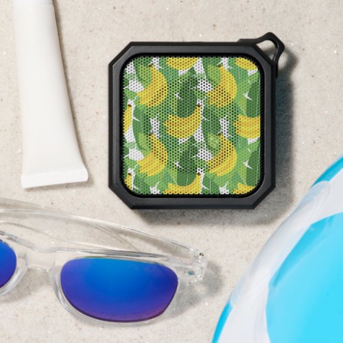 Banana Leaves And Fruit Pattern Bluetooth Speaker