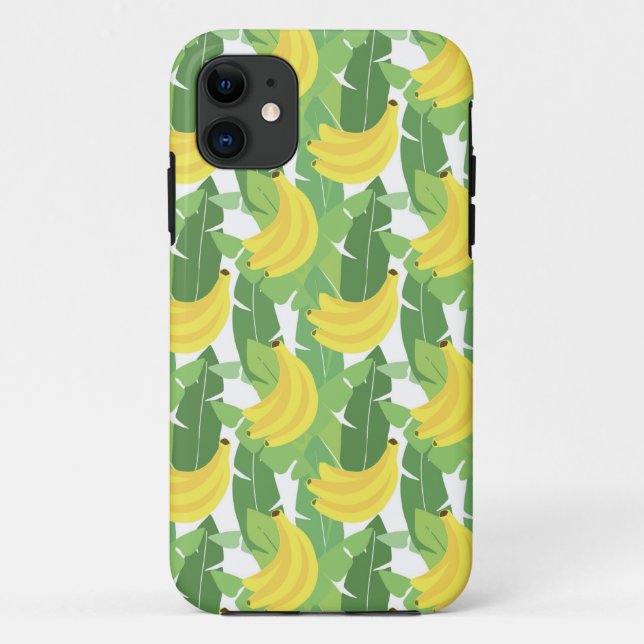 Banana Leaves And Fruit Pattern Case-Mate iPhone Case (Back)