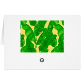 Banana leaves cards (Back Horizontal)