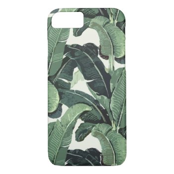 Banana Leaves Iphone 8/7 Case by maison13 at Zazzle