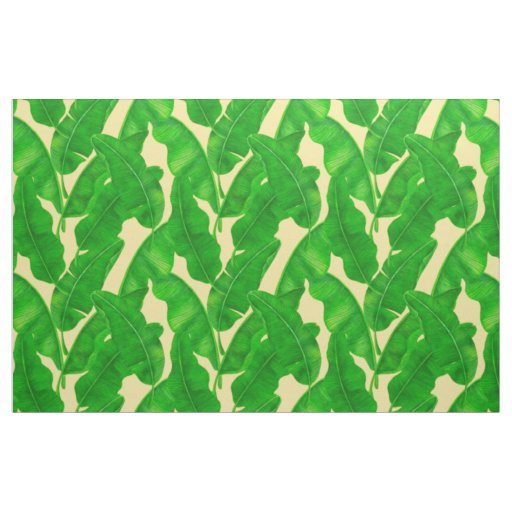 Banana leaves fabric