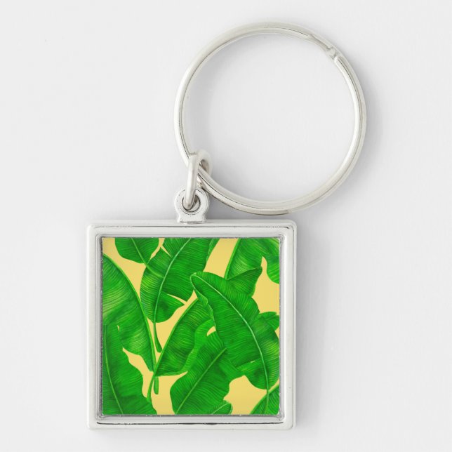 Banana leaves keychain (Front)