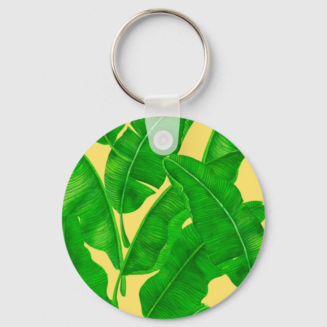 Banana leaves keychain (Front)