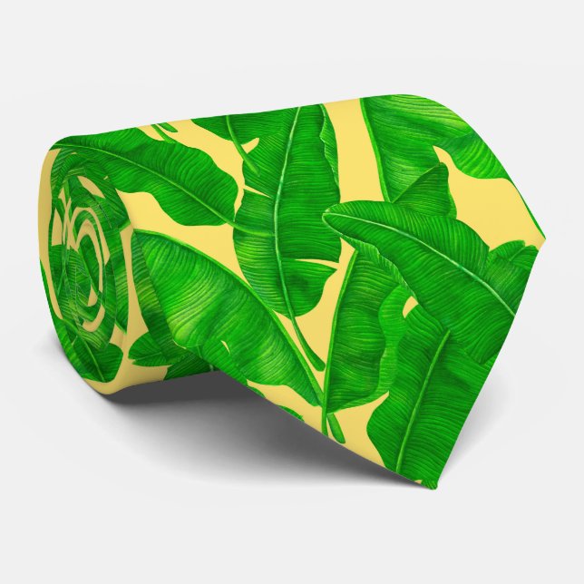 Banana leaves neck tie (Rolled)