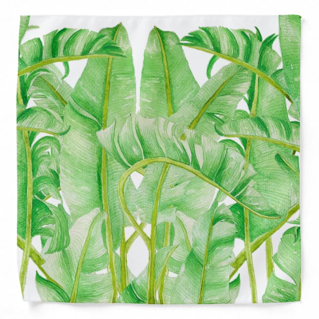 Banana Leaves on a Bandana (Front)