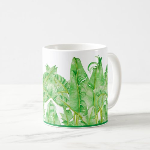 Banana Leaves on a Classic Mug 11 oz