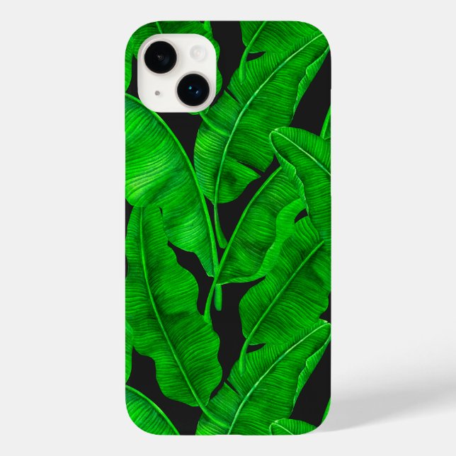 Banana leaves pattern Case-Mate iPhone case (Back)