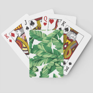 Banana leaves poker cards