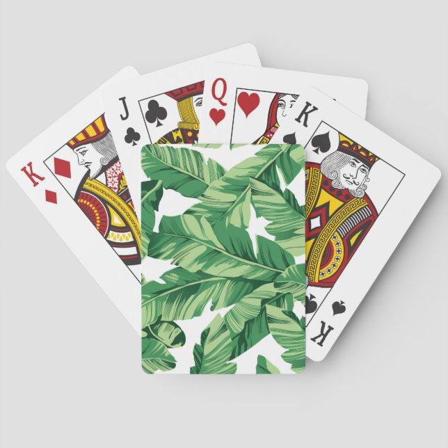 Banana leaves poker cards (Back)