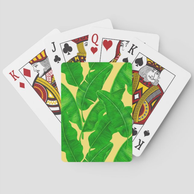 Banana leaves poker cards (Back)