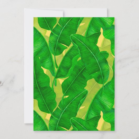 Banana leaves watercolor pattern (Front)