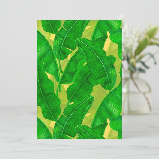 Banana leaves watercolor pattern (Standing Front)