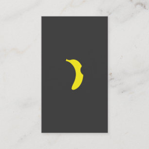 banana logo business card