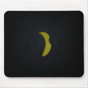 Banana Logo Mousepad by pigswingproductions at Zazzle