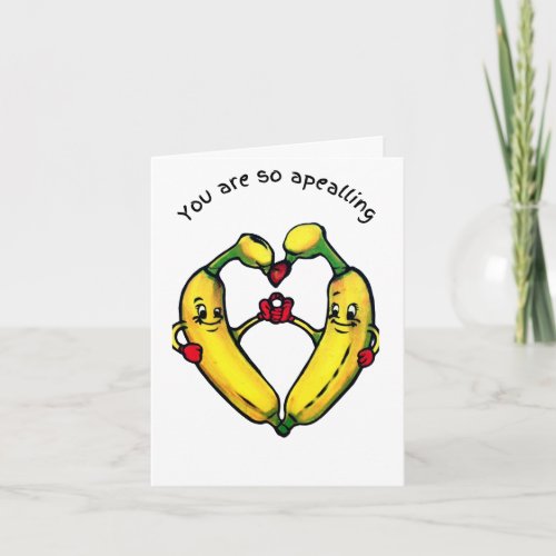 Banana Love Card