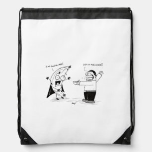 Banana Man Funny Cartoon Backpack