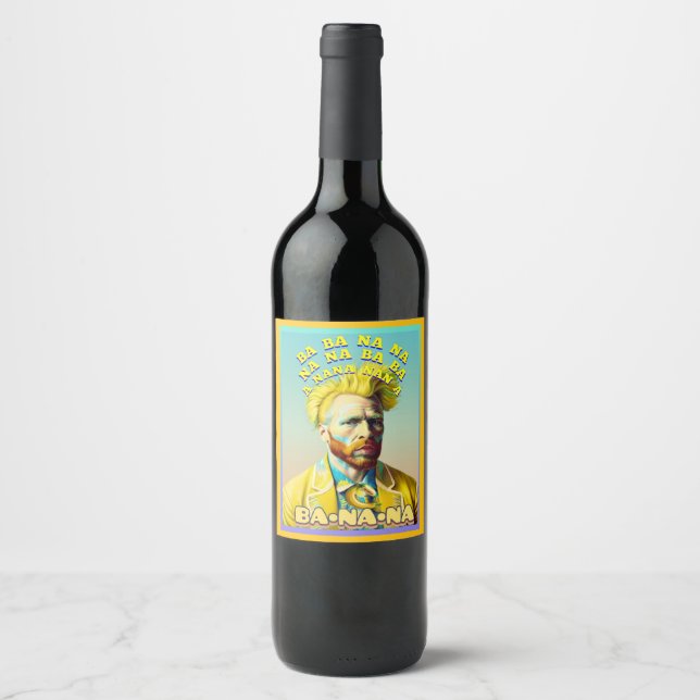 BANANA MAN WINE LABEL (Front)