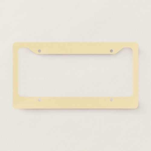Banana Mania solid color  License Plate Frame