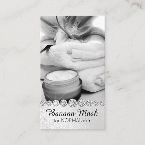 Banana Mask Skincare Cream Homemade Recipe Massage Business Card