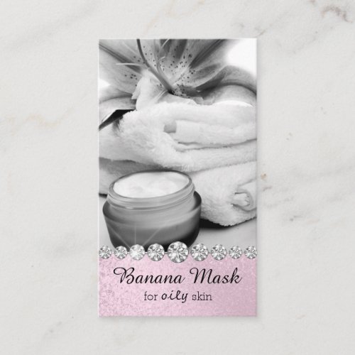 Banana Mask Skincare Cream Homemade Spa Recipe Oil Business Card