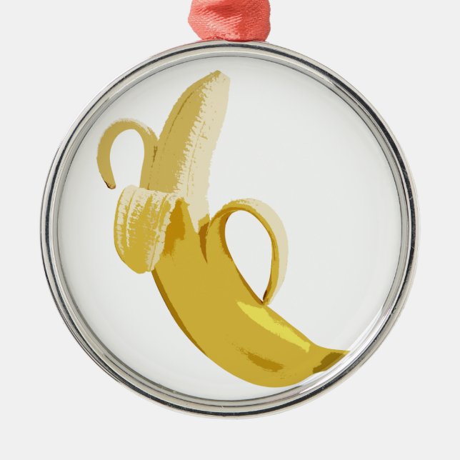 Banana Metal Ornament (Front)