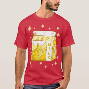 Banana Milk Drink Kawaii Manga Anime Japan Graphic T-Shirt