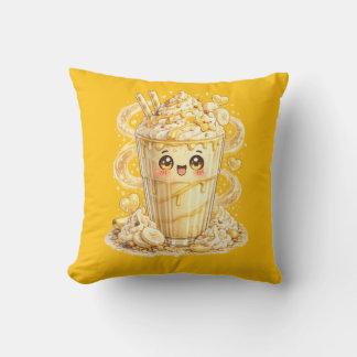 Banana Milkshake Kawaii Cushion Pillow 