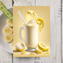 Banana Milkshake, Postcrossing Postcard
