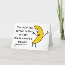 Banana/Monkey Birthday Card
