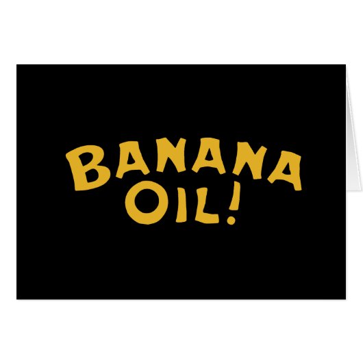 Banana Oil (Front Horizontal)