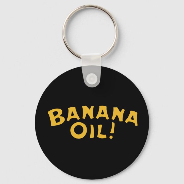 Banana Oil Keychain (Front)