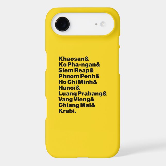 Banana Pancake Trail / Circuit Case-Mate iPhone Case (Back)